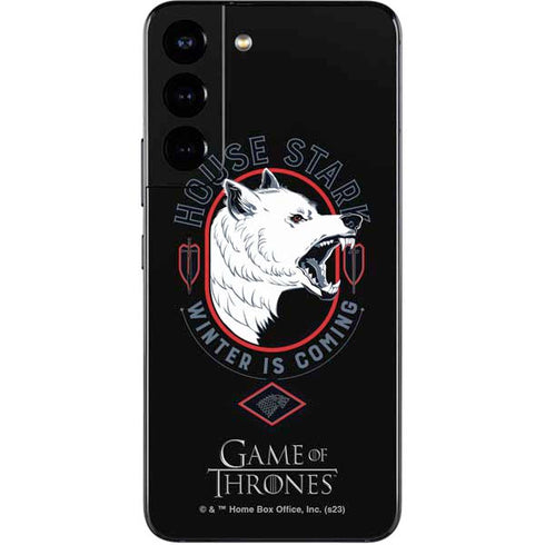 Game of Thrones: House Stark Direwolf Galaxy S22 Skin